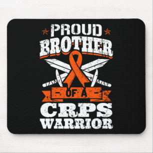 Trotse broer van een CRPS Warrior RSD Awareness Ri Muismat