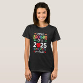 Trotse broer van een middelbare school in 2025 Afs T-shirt (Voorkant volledig)