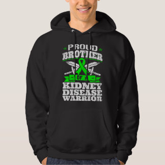 Trotse Broer Van Een Nierziekte Krijger Renale Bew Hoodie