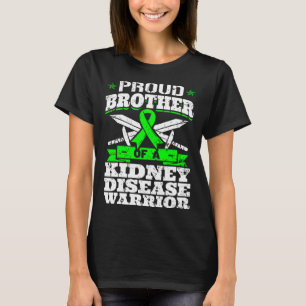 Trotse broer van een nierziekte Krijger van de Nie T-shirt