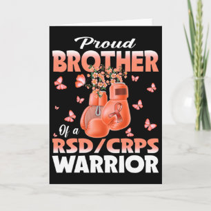 Trotse broer van een RSD CRPS Warrior Awareness Bo Kaart