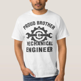 Trotse broer van een werktuigbouwkundige t-shirt