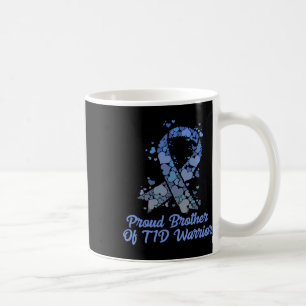 Trotse broer van T1D Warrior Type 1 Diabetes Aware Koffiemok
