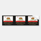 Trotse burger van Californië Bumpersticker (Voorkant)