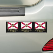 Trotse burger van Florida Bumpersticker (Op auto)