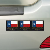 Trotse burger van Texas Bumpersticker (Op auto)