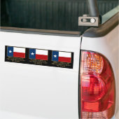Trotse burger van Texas Bumpersticker (Op Truck)