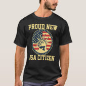 Trotse Burgers US Amerikaans Nieuw Burgerschap USA T-shirt (Voorkant)