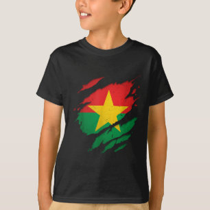 Trotse Burkinese Shirten _ Gescheurd Burkina Faso T-shirt
