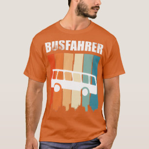 trotse busbestuurster retro bus 2 t-shirt