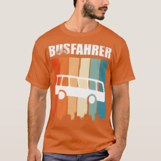 trotse busbestuurster retro bus 2 t-shirt