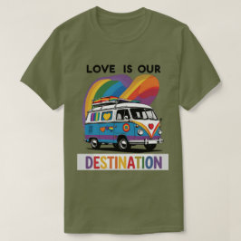 Trotse camper – Rainbow RV Pride T-shirt