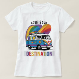 Trotse camper – Rainbow RV Pride T-shirt