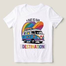 Trotse camper – Rainbow RV Pride T-shirt