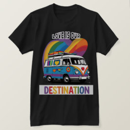 Trotse camper – Rainbow RV Pride T-shirt