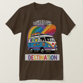 Trotse camper – Rainbow RV Pride T-shirt