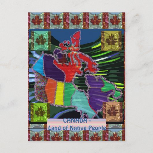 Trotse Canadees Briefkaart (Voorkant)