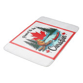 Trotse Canadese Natuur Badmat (Gekanteld)