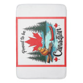 Trotse Canadese Natuur Badmat (Voorkant Verticaal)