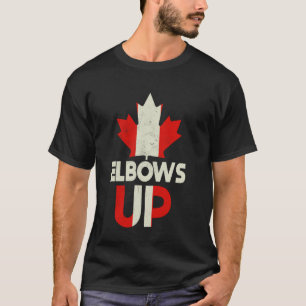 Trotse Canadese Sterke Canada Ellebogen Omhoog Can T-shirt