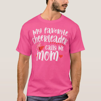 Trotse Cheer Moeder Cheerleader Mama Ouder Cheerle T-shirt