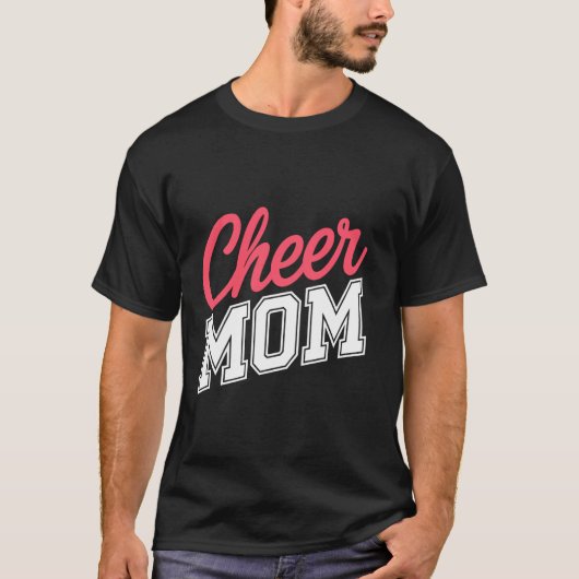 Trotse Cheer Moeder T-shirt (Voorkant)