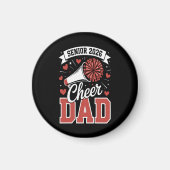 Trotse cheer senior vader 2026 magneet (Voorkant)