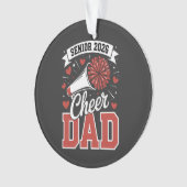 Trotse cheer senior vader 2026 ornament (voorkant)