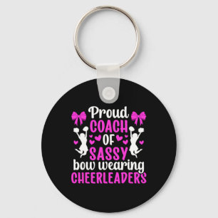 Trotse Cheerleader Coach Cheer Coach Cheerleading Sleutelhanger