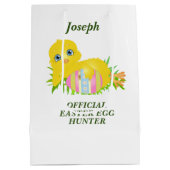 Trotse Chick Easter Egg Hunt Medium Cadeauzakje (Achterkant)