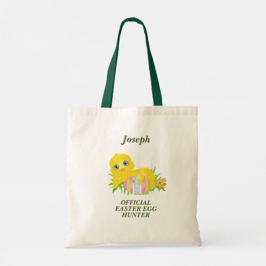 Trotse Chick Easter Egg Hunt Tote Bag (Achterkant)