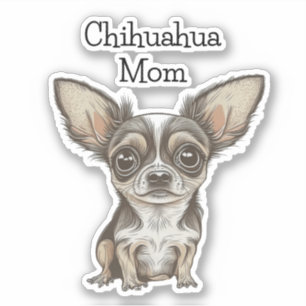 Trotse Chihuahua Moeder Sticker