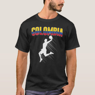 Trotse Colombia Basketbal Fans Jersey Colombiaanse T-shirt
