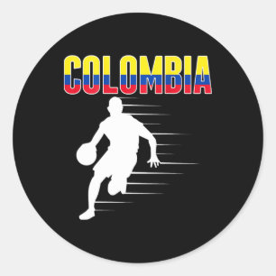 Trotse Colombia Sketel Fans Jersey Colombiaanse vl Ronde Sticker