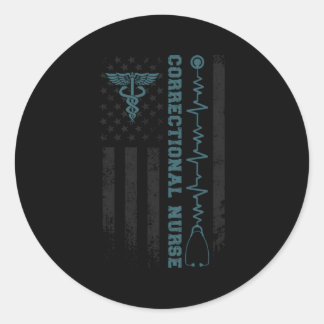 Trotse Correcties Verpleegkundige Verpleegkunde Fl Ronde Sticker