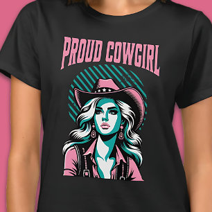 Trotse Cowgirl Westerne Pop Art Aesthetic Graphic T-shirt