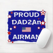 Trotse DAD2AN Airman - Mousepad Muismat (Met muis)