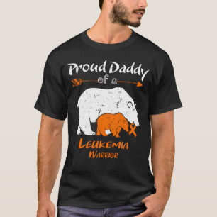Trotse Daddy Beer Leukemie Bewustzijn T-shirt