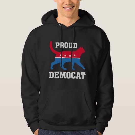 Trotse Democraat Hoodie (Voorkant)