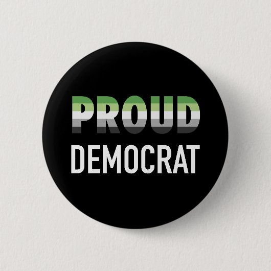 trotse democraat ronde button 5,7 cm (Voorkant)