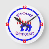 Trotse Democraat Ronde Klok (Voorkant)