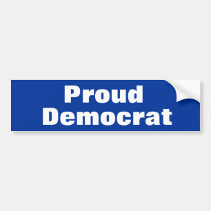 Trotse democratische Bumpersticker