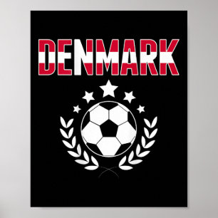 Trotse Denemarken Voetbalfans Jersey - Steun Deens Poster