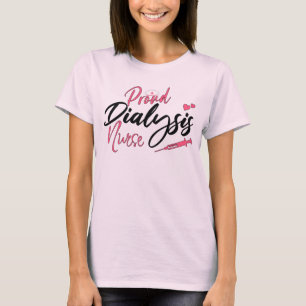 Trotse Dialyse Verpleegkundige Nefrologie Lover T-shirt