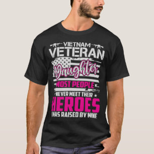 Trotse Dochter Amerikaanse Leger Vietnam Veteraan  T-shirt