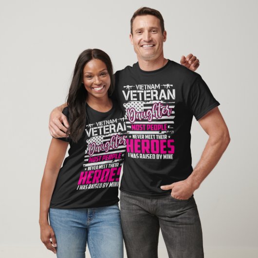 Trotse Dochter Amerikaanse Leger Vietnam Veteraan T-shirt (Unisex)