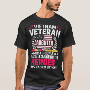 Trotse Dochter Amerikaanse Leger Vietnam Veteraan  T-shirt
