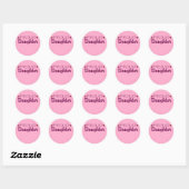 Trotse dochter schattige hart stickers (Vel)