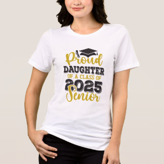 Trotse dochter van de klas van 2025 Senior Tri-Blend Shirt