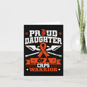 Trotse dochter van een CRPS Warrior Month Oranje r Kaart
